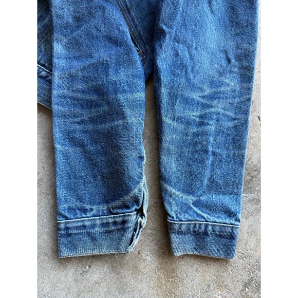 Vintage 1980s Made in USA Rustler Denim Womens Jacket Size Medium Faded - Picture 5 of 9